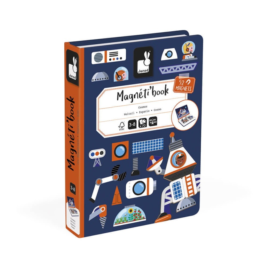 Magnetyczna układanka Kosmos Magnetibook / Janod J02589