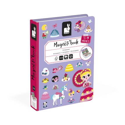 Magnetyczna układanka Księżniczki Magnetibook / Janod J02725