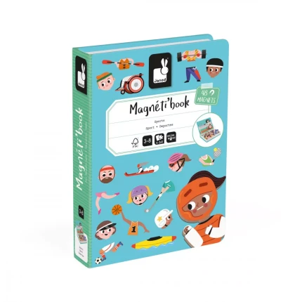 Magnetyczna układanka Sport Magnetibook  / Janod J02596
