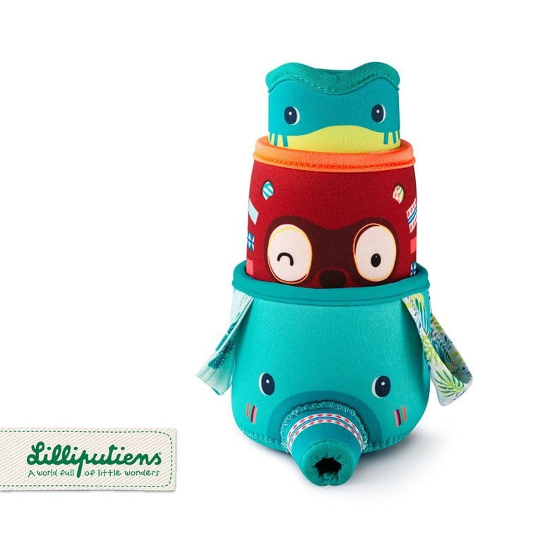 3 kubeczki do kąpieli Dżungla 6 m+ / Lilliputiens