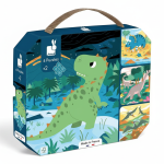 Puzzle progresywne Dinozaury - 4 układanki 3+/ Janod J02657