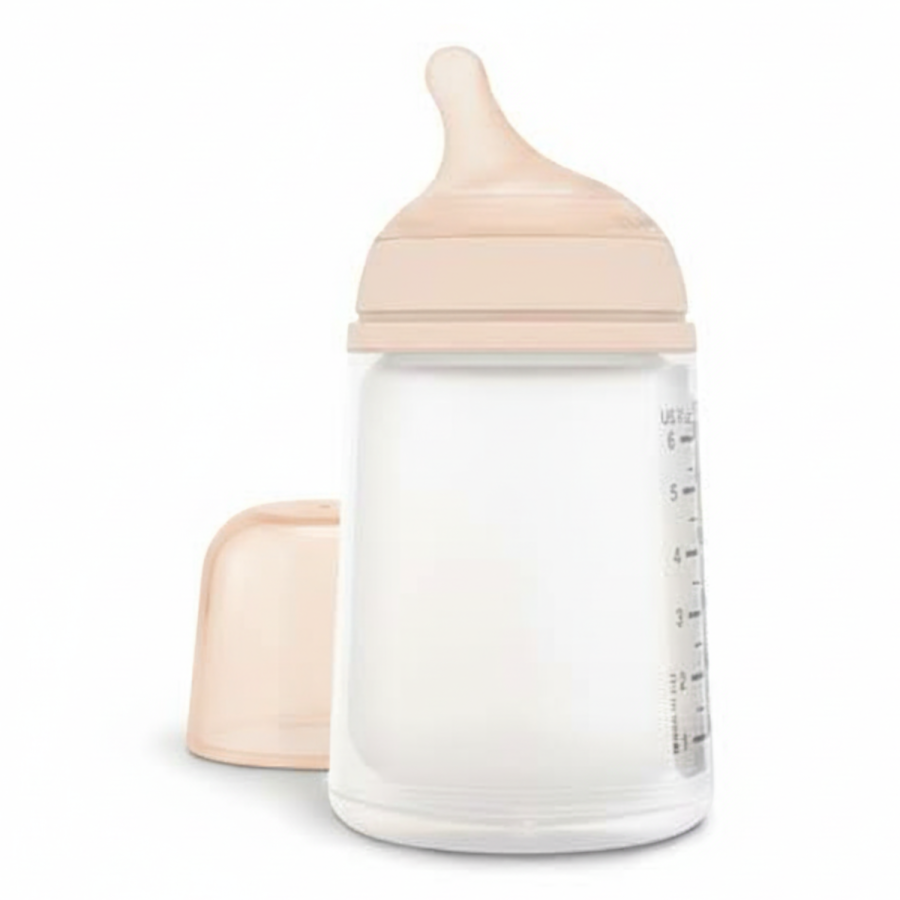 Butelka ze smoczkiem o wolnym przepływie 180ml zero zero / Suavinex