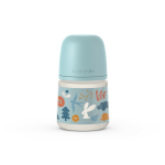 Butelka ze smoczkiem fizjologicznym SX Pro o wolnym przepływie FOREST niebieski 150 ml / Suavinex