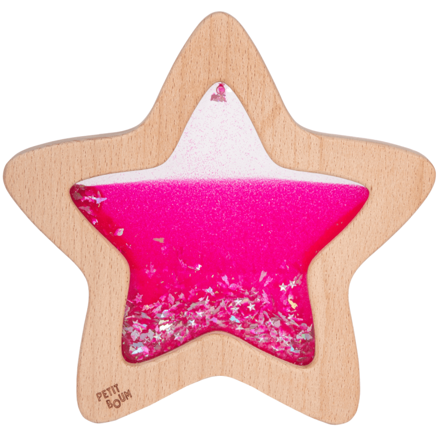 Sensoryczna GWIAZDA PINK świecąca w ciemności / Petit Boum