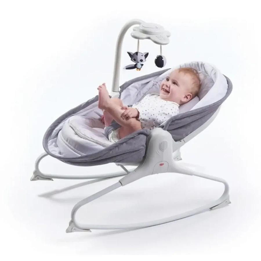 Wielofunkcyjny leżaczek-bujaczek z funkcją krzesełka 3w1 - Grey / Tiny Love TL1804101146