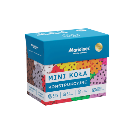 Koła konstrukcyjne MINI Waffle 200 el. / Marioinex