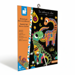 Zestaw kreatywny do zdrapywania Dinozaury 5+ / Janod J07889