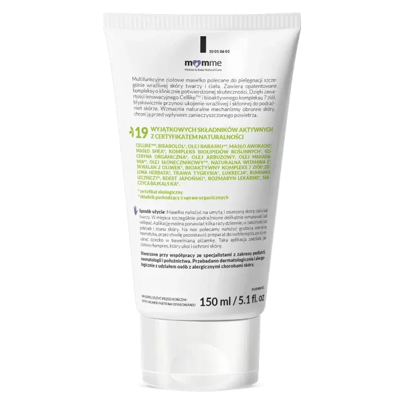 Ziołowe masełko pielęgnacyjne, 150 ml / MomMe