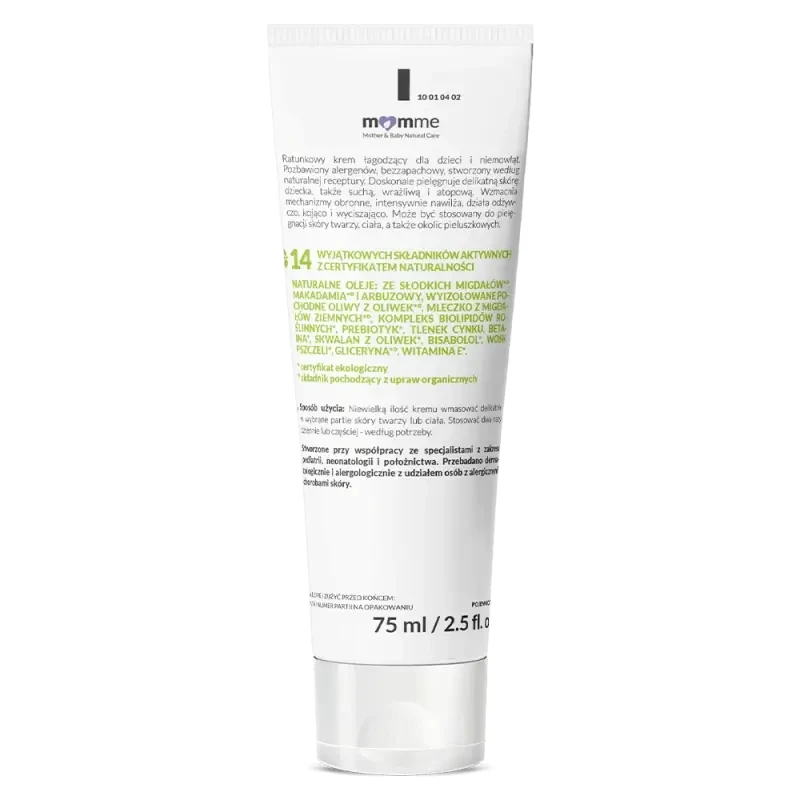 Kojący krem na pupę, 50 ml / MomMe