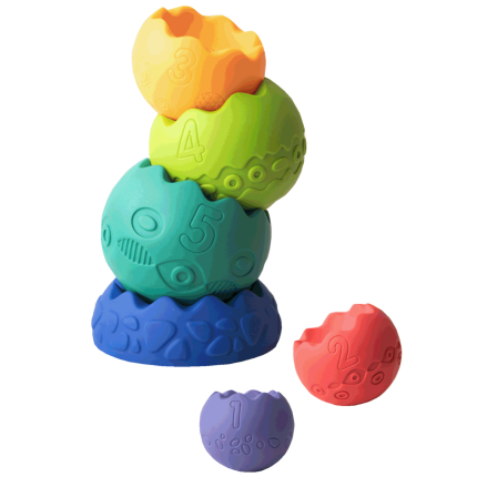 Piramida Sensoryczna pastelowa / Mom's Care