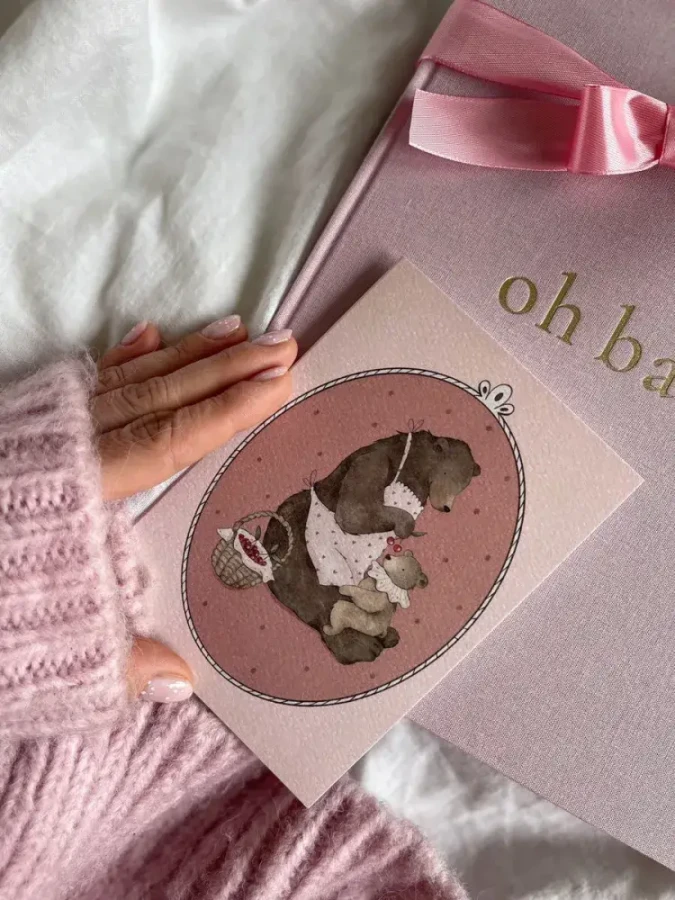 Kartka dla mamy – Mommy Bear / Mommy Planner