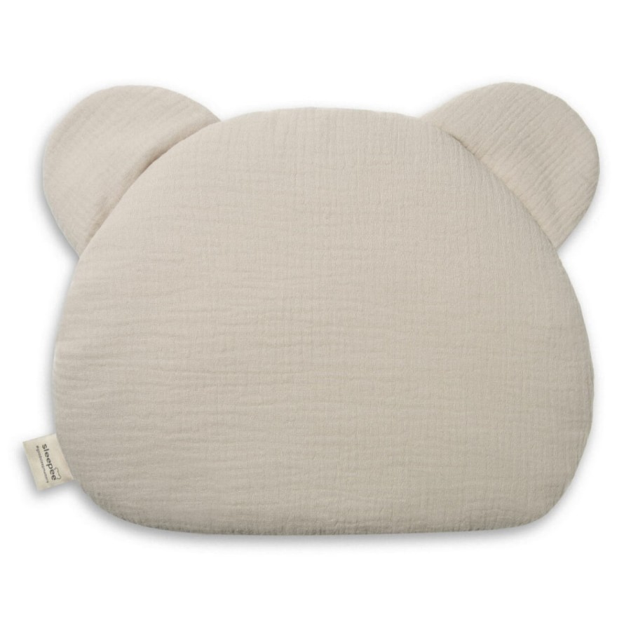 Misiowa poduszka muślinowa - Sand / Sleepee