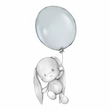 Duży otulacz muślinowy 95x95 - Balon / Effiki