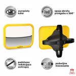 Lusterko do samochodu dla dziecka, żółte / Royal Rascals