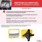 Lusterko do samochodu dla dziecka, żółte / Royal Rascals