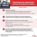 Lusterko do samochodu dla dziecka, żółte / Royal Rascals