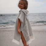 Bambusowe ponczo kąpielowe - Bear / Patulove