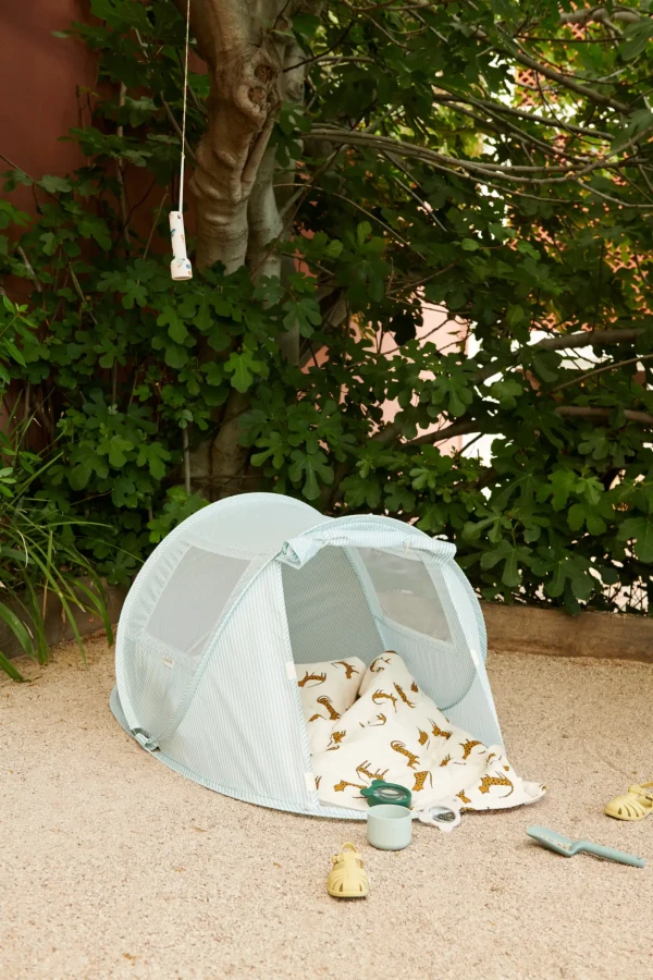 Namiot Bjork: Printed Stripe Ice blue, Creme de la creme / Liewood