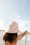 Letni kapelusz UV Josefine: Whales, Cloud blue / Liewood