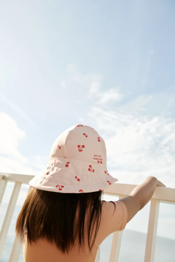 Letni kapelusz UV Josefine: Cherries, Apple blossom / Liewood