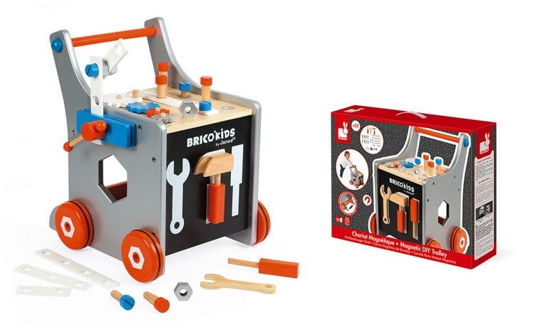 Wózek warsztat magnetyczny z narzędziami Brico ‘Kids / Janod