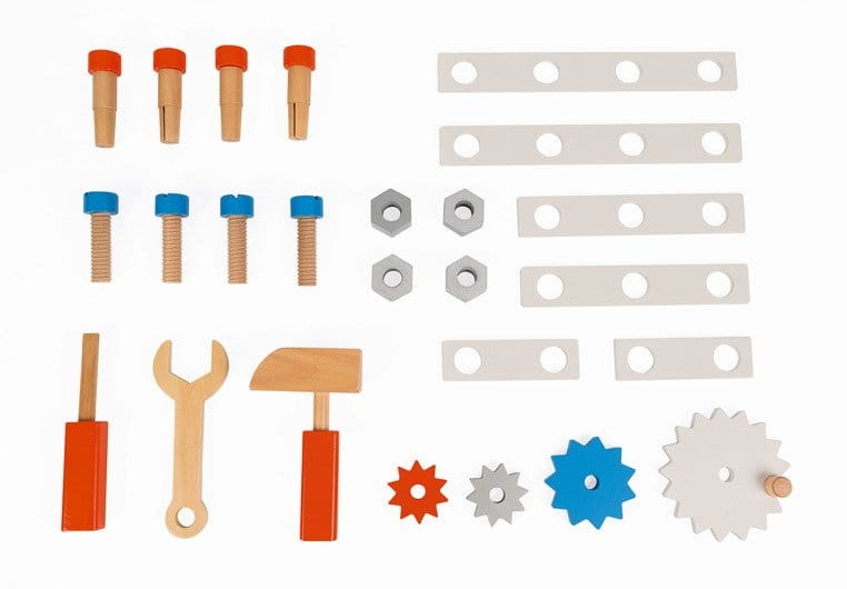 Wózek warsztat magnetyczny z narzędziami Brico ‘Kids / Janod