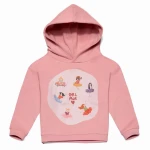 Bluza GRL POWER - jasny brudny róż / Manufaktura Falbanek