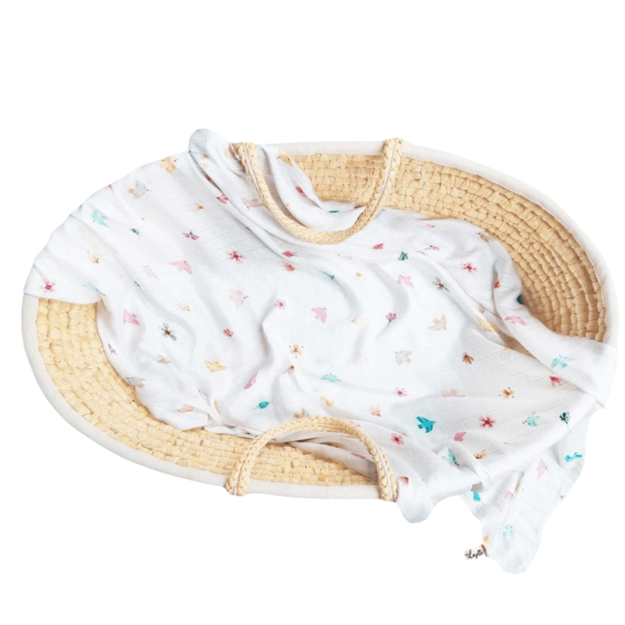 Otulacz kocyk bambusowy BIRDS / Layette