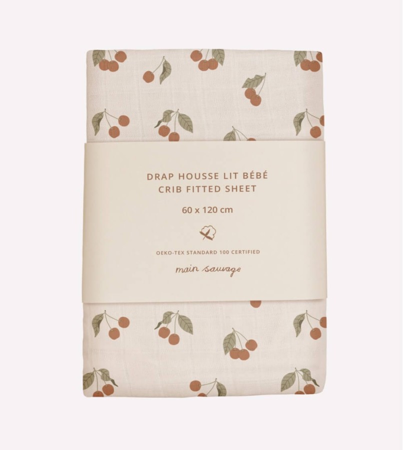 Prześcieradło - cherry / Main Sauvage