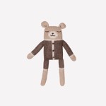 Dziergany miś z wełny alpaki - mocha romper / Main Sauvage