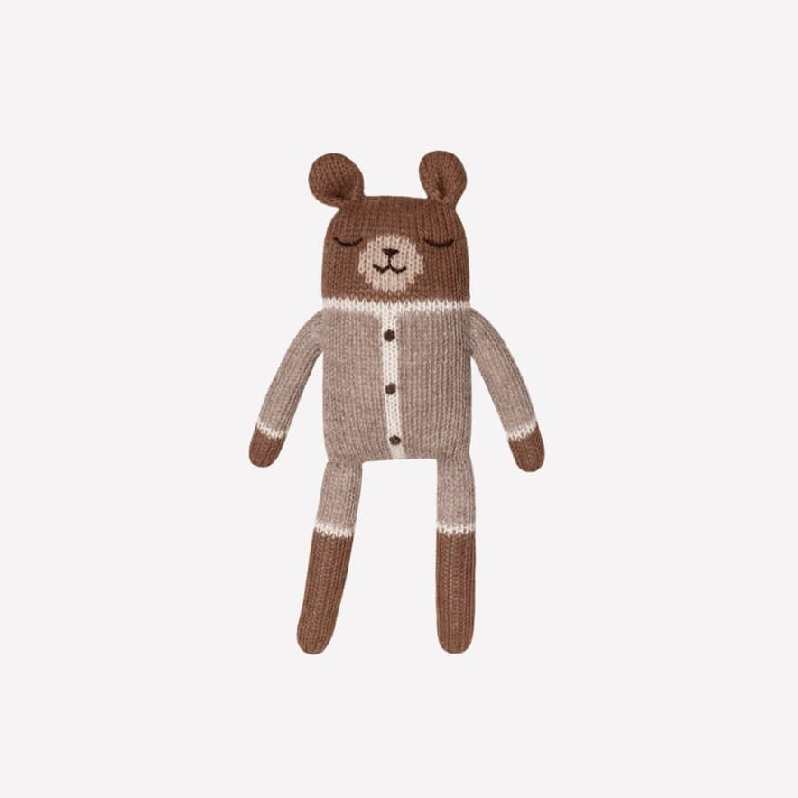 Dziergany miś z wełny alpaki - oat romper / Main Sauvage