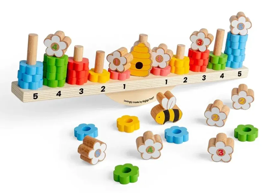 Gra zręcznościowa Balansująca Pszczółka / Bigjigs Toys
