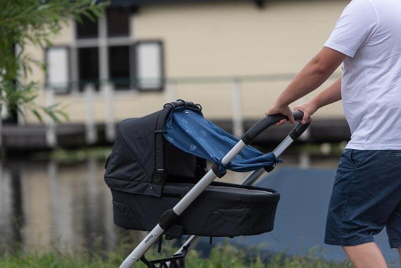 Uniwersalna osłonka do wózka i fotelika Blue Cherry / Dooky