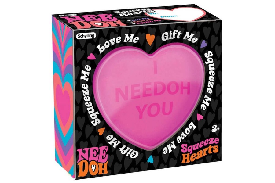Gniotek NeeDoh Squeeze Hearts  / Schylling