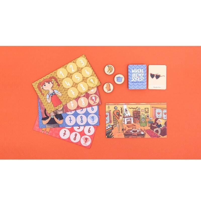 Gra obserwacyjna dla dzieci, Where are my socks?/ Londji