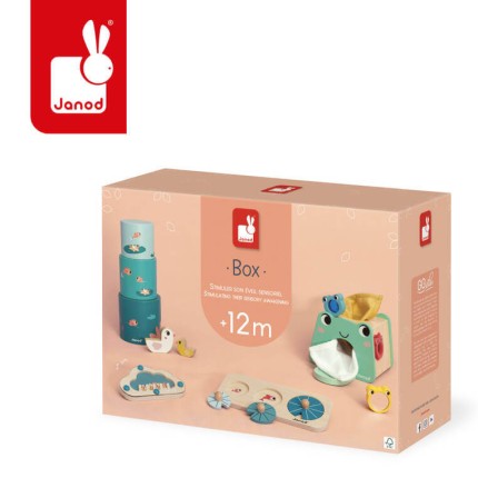 Zestaw zabawek edukacyjnych Box 12m+ / Janod