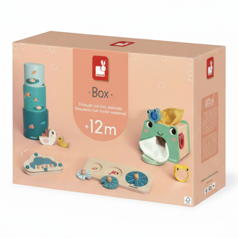 Zestaw zabawek edukacyjnych Box 12m+ / Janod