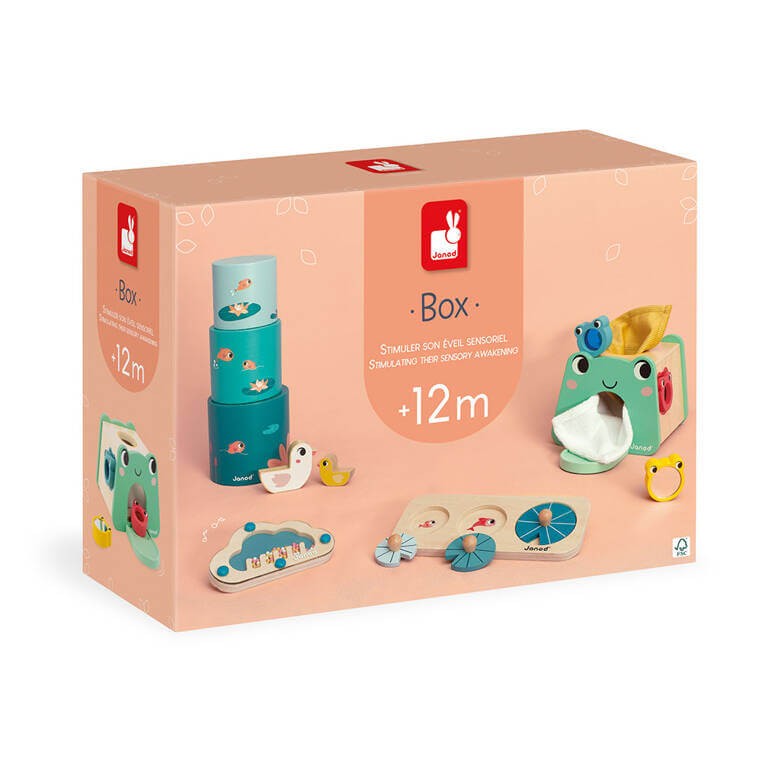 Zestaw zabawek edukacyjnych Box 12m+ / Janod