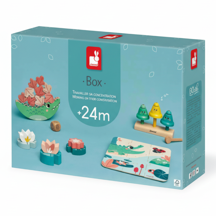 Zestaw zabawek edukacyjnych Box 24m+ / Janod