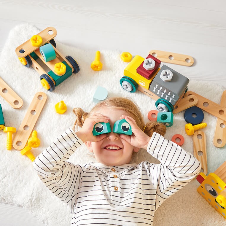 Zestaw konstruktora 50 elementów Brico'kids 3+ / Janod