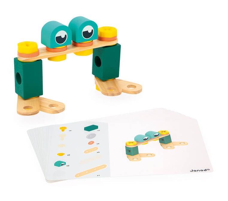 Zestaw konstruktora 50 elementów Brico'kids 3+ / Janod