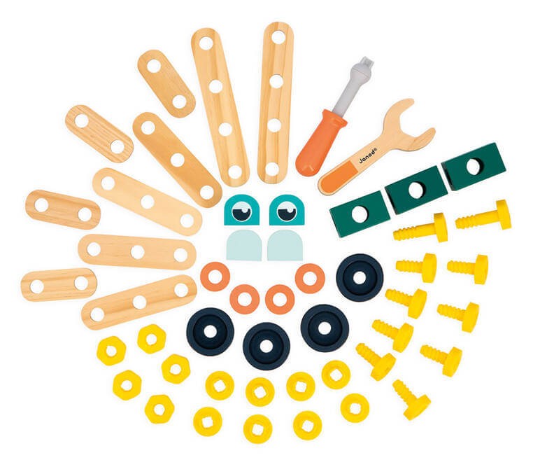 Zestaw konstruktora 50 elementów Brico'kids 3+ / Janod