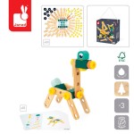 Zestaw konstruktora 100 elementów Brico'kids 3+ / Janod