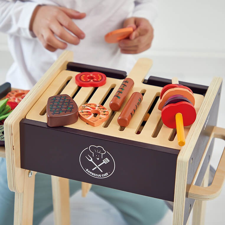 Grill drewniany z akcesoriami 3+ / Janod