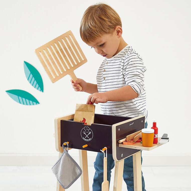 Grill drewniany z akcesoriami 3+ / Janod