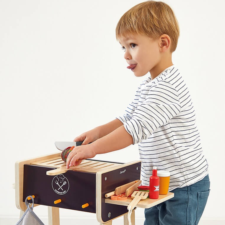 Grill drewniany z akcesoriami 3+ / Janod