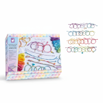 Zestaw kreatywny do tworzenia biżuterii Tęczowe bransoletki 30 szt. 8+ / Janod