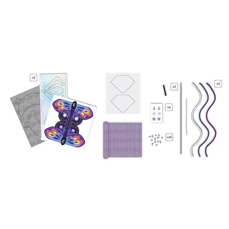 Zestaw kreatywny 3 różdżki do samodzielnego wykonania Magic School 7+ / Janod