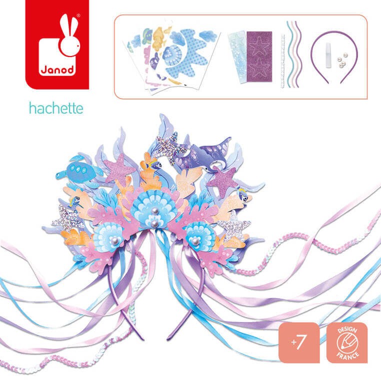 Zestaw kreatywny Tiara do samodzielnego wykonania Magic Ocean 7+ / Janod