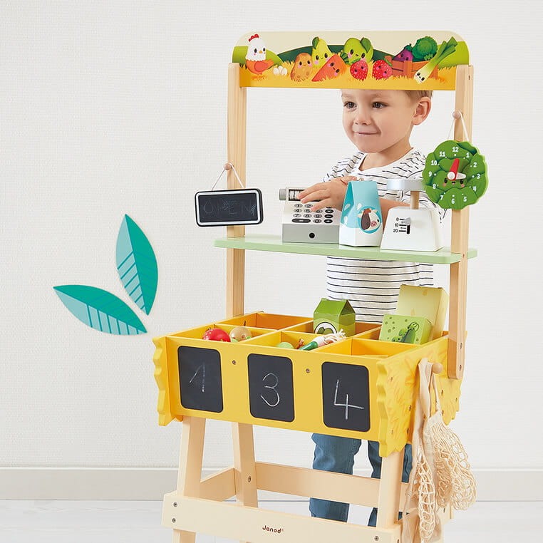 Duży sklep warzywniak Farma 3+ / Janod